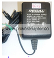 REGAL JK-12101-N AC ADAPTER 12VDC 1A USED -(+) 2x5.5x11mm ROUND